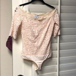 Bebe lace bodysuit